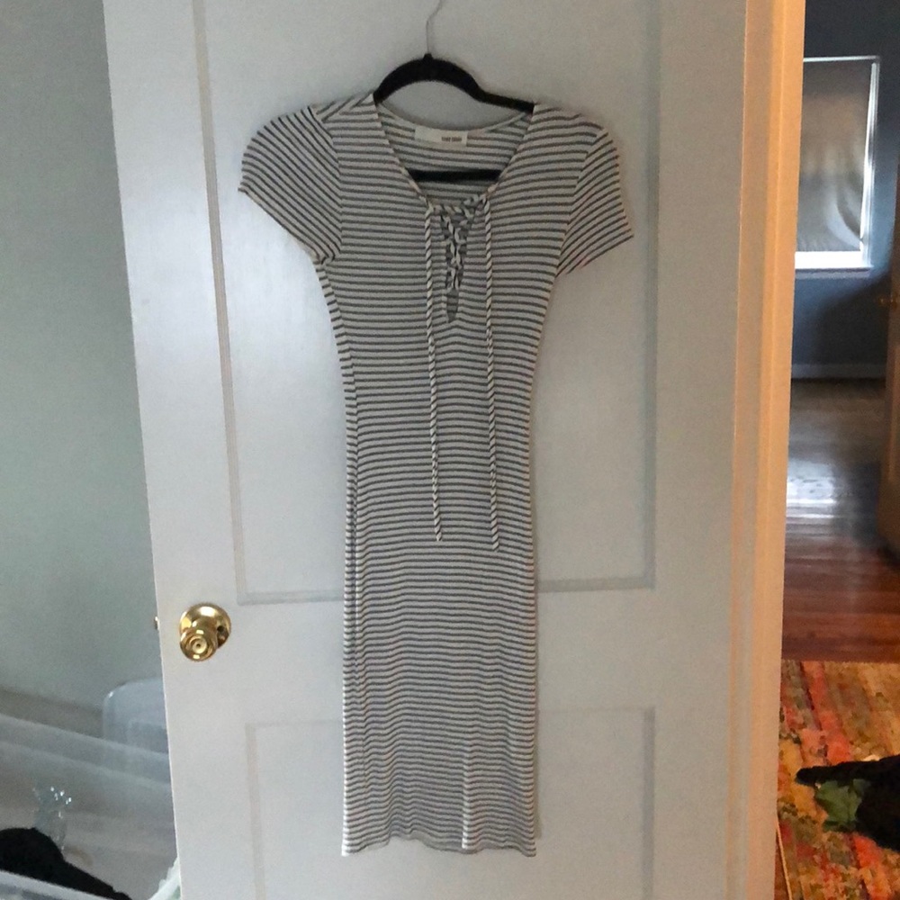 Lace up dress
